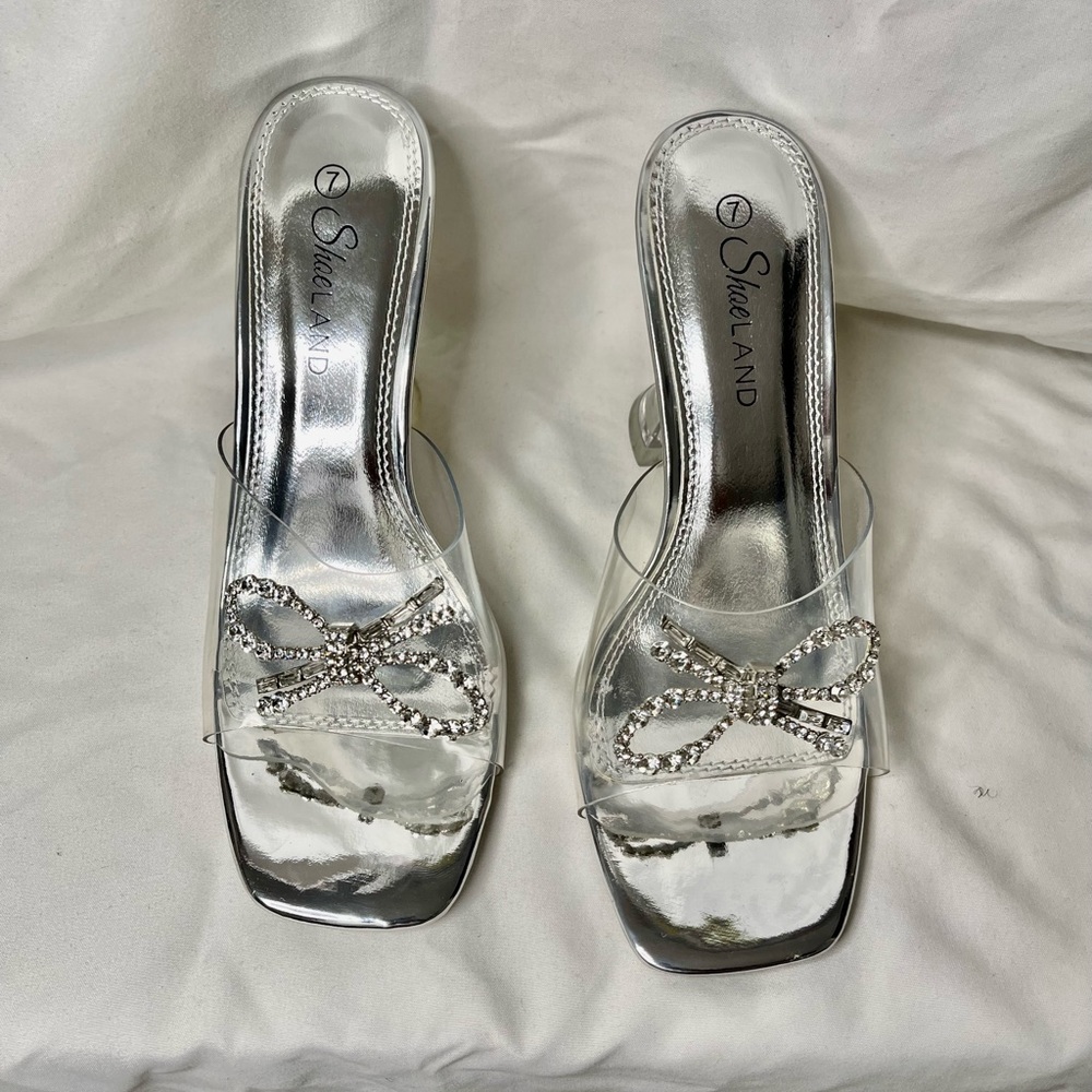 Silver heels